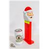 Image 1 : LARGE SINGING SANTA PEZ WITH PEX CANDY PACKS