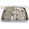 Image 1 : FLAT OF WALL HANGING PEWTER PLAQUES