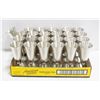 Image 1 : FLAT OF 24 PEWTER GOBLETS