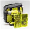 Image 1 : RYOBI 18V DRILL WITH BATTERY AND BIT KIT