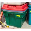 Image 1 : BUNDLE OF TWO RUBBERMAID EXTRA LARGE 106