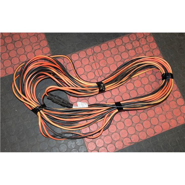 BLACK AND ORANGE 100FT OUTDOOR EXTENSION CABLE