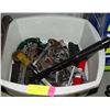 Image 1 : BIN OF ESTATE TOOLS AND ACCESSORIES