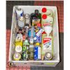 Image 1 : BOX OF AUTOMOTIVE/SHOP FLUIDS/OILS INCL.