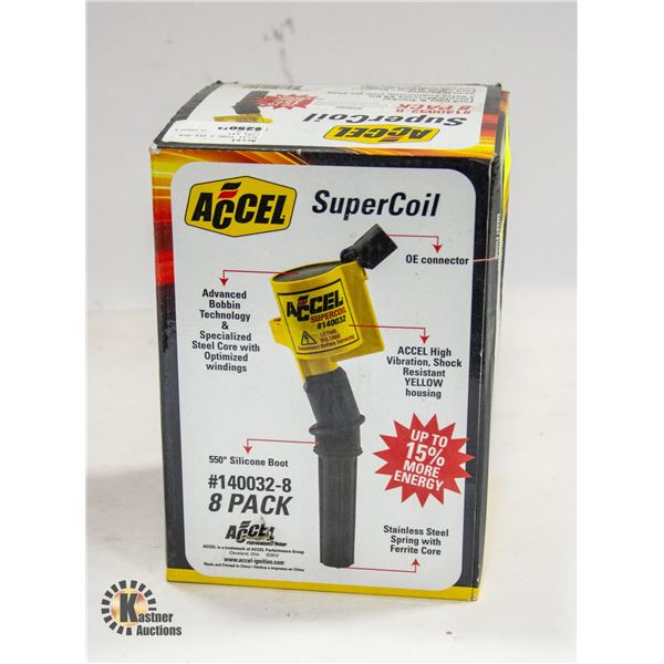 SET OF ACCEL SUPER COIL INJECTORS 8 PACK #140032-8