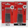Image 1 : 2 PACK OF MILWAUKEE 3 1/3" SHOCK WAVE PH2/