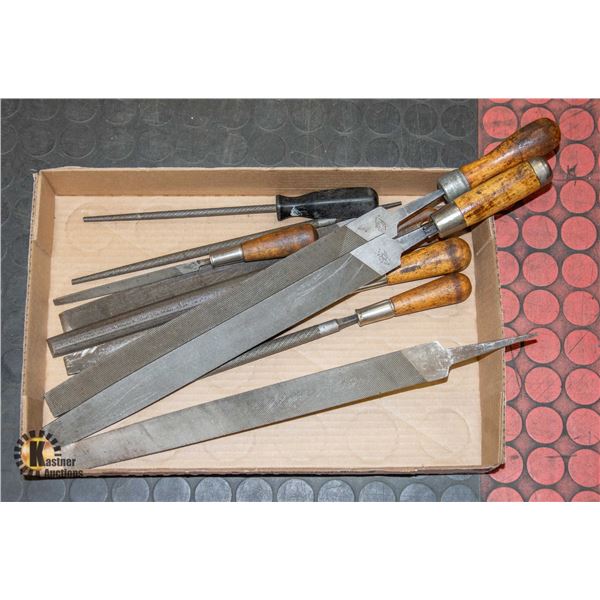 LARGE FLAT OF ASSORTED FILES