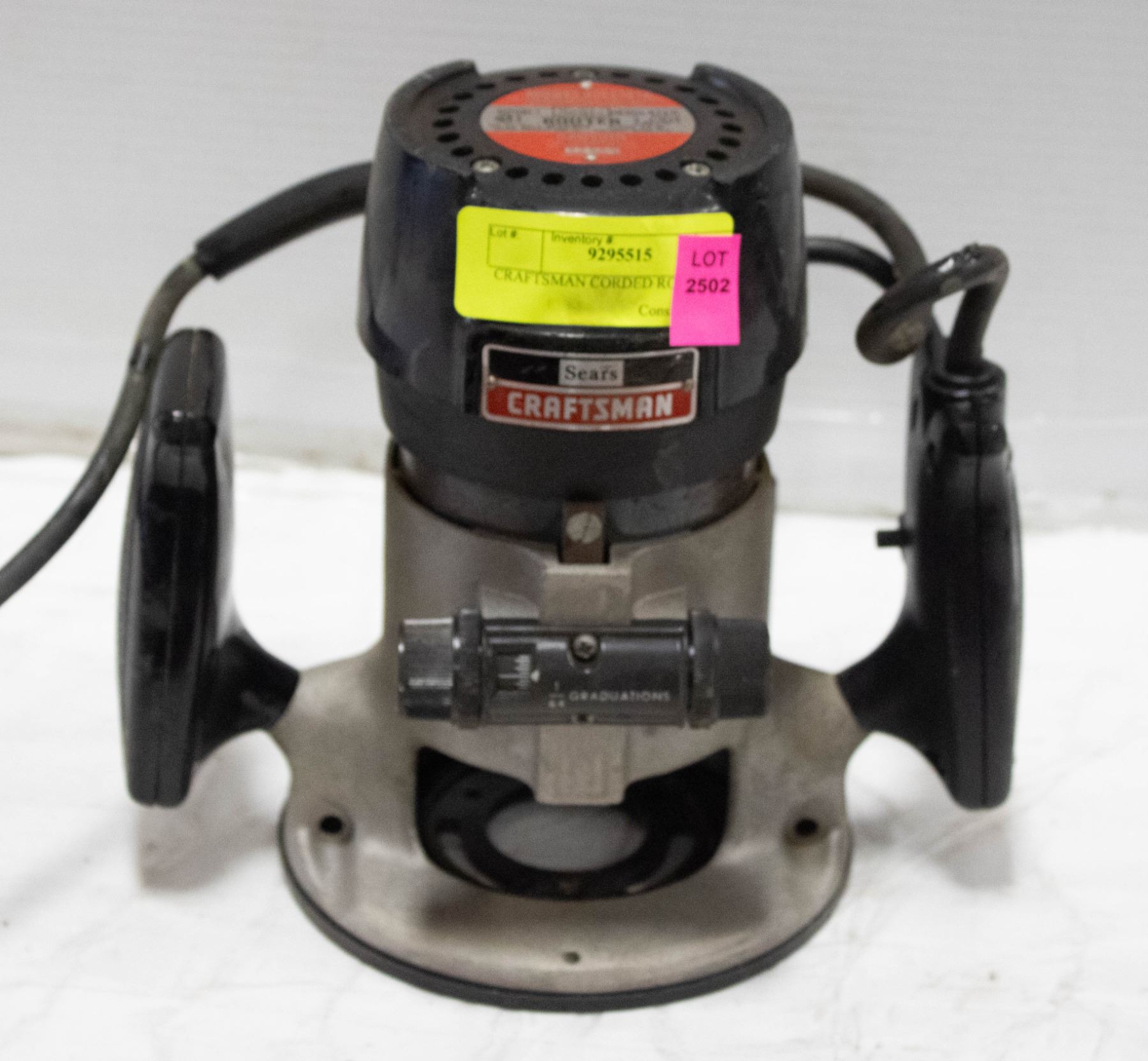 Troutman Router CRAFTSMAN CORDED ROUTER
