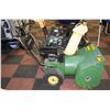 JOHN DEERE 1028 28" SNOW BLOWER- TUBE INC