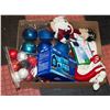 Image 1 : BOX WITH CHRISTMAS ITEMS INCL. BOX WITH