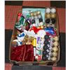 Image 1 : XL-BOX FULL OF CHRISTMAS ITEMS INCL. TREE