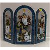 Image 1 : METAL CHRISTMAS FIREPLACE SCREEN