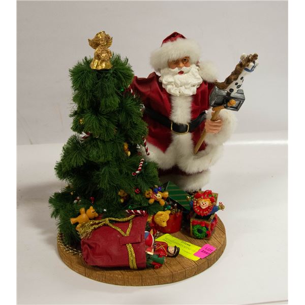 DETAILED SANTA SCENE - GLOBE (8X8X12)