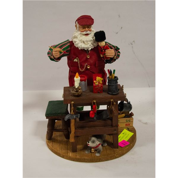 DETAILED SANTA SCENE - GLOBE (8X8X12)