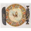 Image 1 : Egypt Themed Plate and 2 Brass Plaques    [173566]