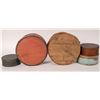 Image 2 : Wood Round Storage Boxes, 5    [173005]