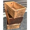 Image 2 : Oklahoma Vintage Wood Fruit Boxes, c 1890-1915 (3)    [172528]