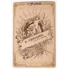 Image 2 : Texas Ranger Robinson Cabinet Card  of Girlfriend   c.1880s  [175966]