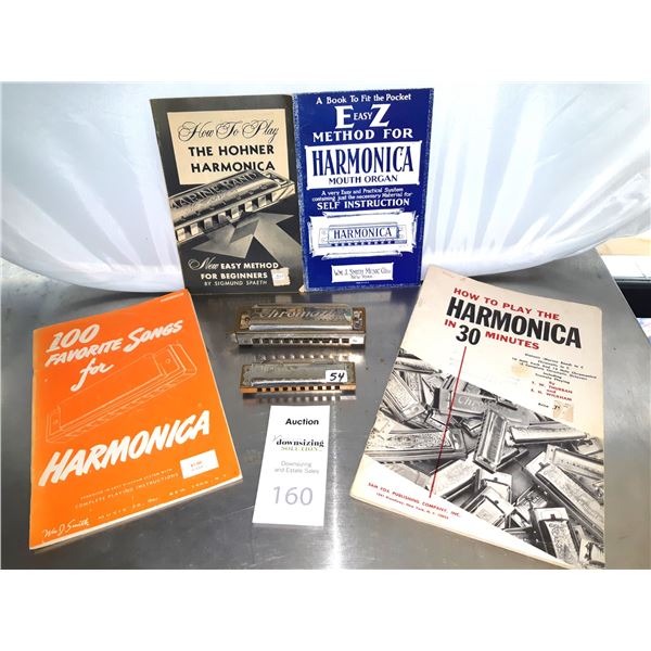 Vintage Harmonica's & Booklets Cat A