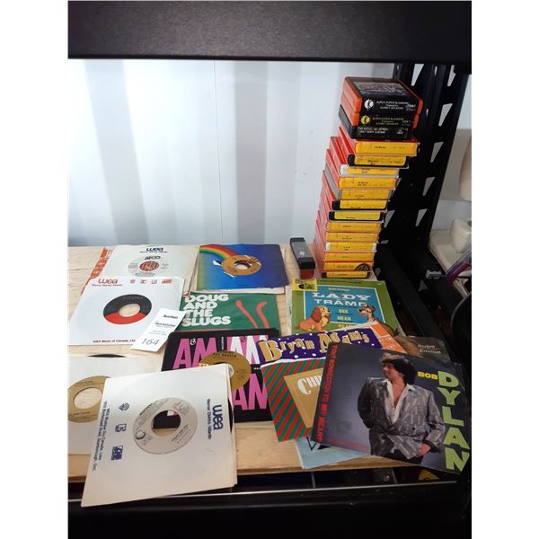 Single Records & 8 Track Tapes Cat A