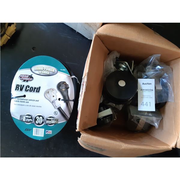 New Ultra Power Cord & Castors Cat C