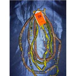 5 strands African trade beads