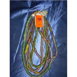 5 strands African trade beads
