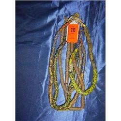 5 strands African trade beads