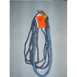5 strands African trade beads