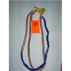 2 strands African trade beads