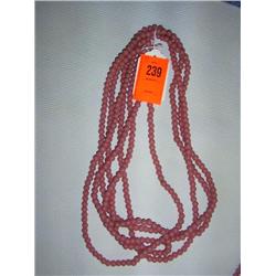 5 strands African trade beads