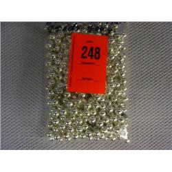 400 grams 8mm Silver Plate Beads