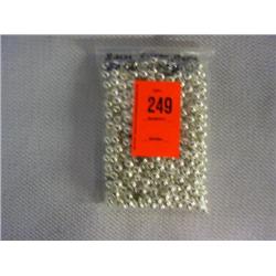 400 grams 8mm Silver Plate Beads