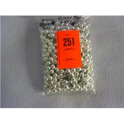 400 grams 8mm Silver Plate Beads