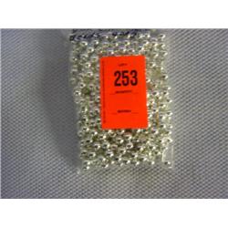 400 grams 8mm Silver Plate Beads