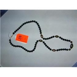 2 Black Onyx necklaces