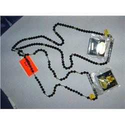 2 Black Onyx necklaces