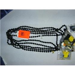 5 Black Onyx necklaces