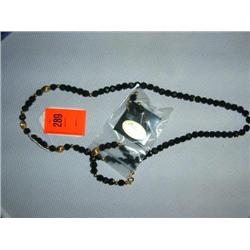 1 Black Onyx necklace