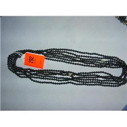 6 Hematite necklaces