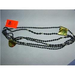 3 Hematite necklaces