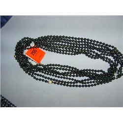 7 Hematite necklaces