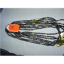 7 Hematite necklaces