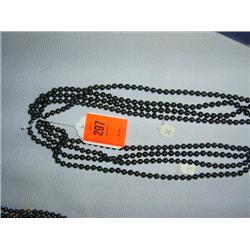 4 Hematite necklaces