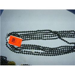 5 Hematite necklaces