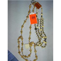 2 Bone necklaces