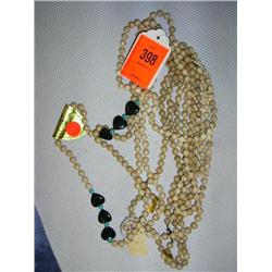 7 Riverstone necklaces