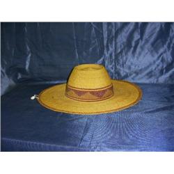 African woven hat