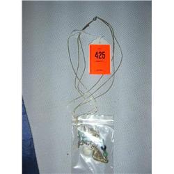 1 liquid silver necklace & bracelet