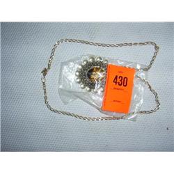 1 sterling silver pendant